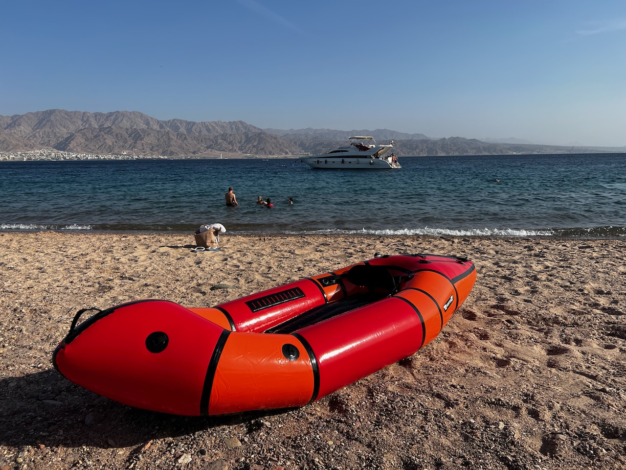 Packraft on the Red Sea